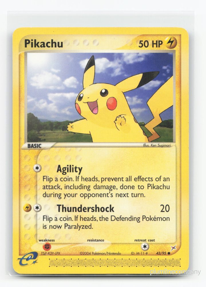 Pikachu 43/95 – Team Magma vs Team Aqua Pikachu 43/95 – Team Magma vs Team Aqua