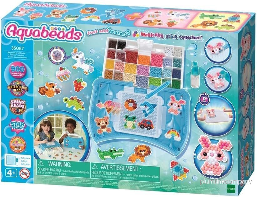 Aquabeads Kreativstudio Startset – Komplett pysselset med 900 färgglada pärlor och pop-up skaparbord för omedelbar pysselglädje Aquabeads Kreativstudio Startset – Komplett pysselset med 900 färgglada pärlor och pop-up skaparbord för omedelbar pysselglädje