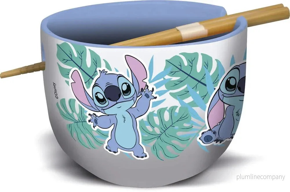 Lilo & Stitch Ramen Skål med Ätpinnar Stitch Aloha - Bild 2