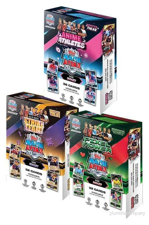 UEFA Club Competition Match Attax 2026/27 Trading Cards Age of Heroes Mini Tin UEFA Club Competition Match Attax 2026/27 Trading Cards Age of Heroes Mini Tin