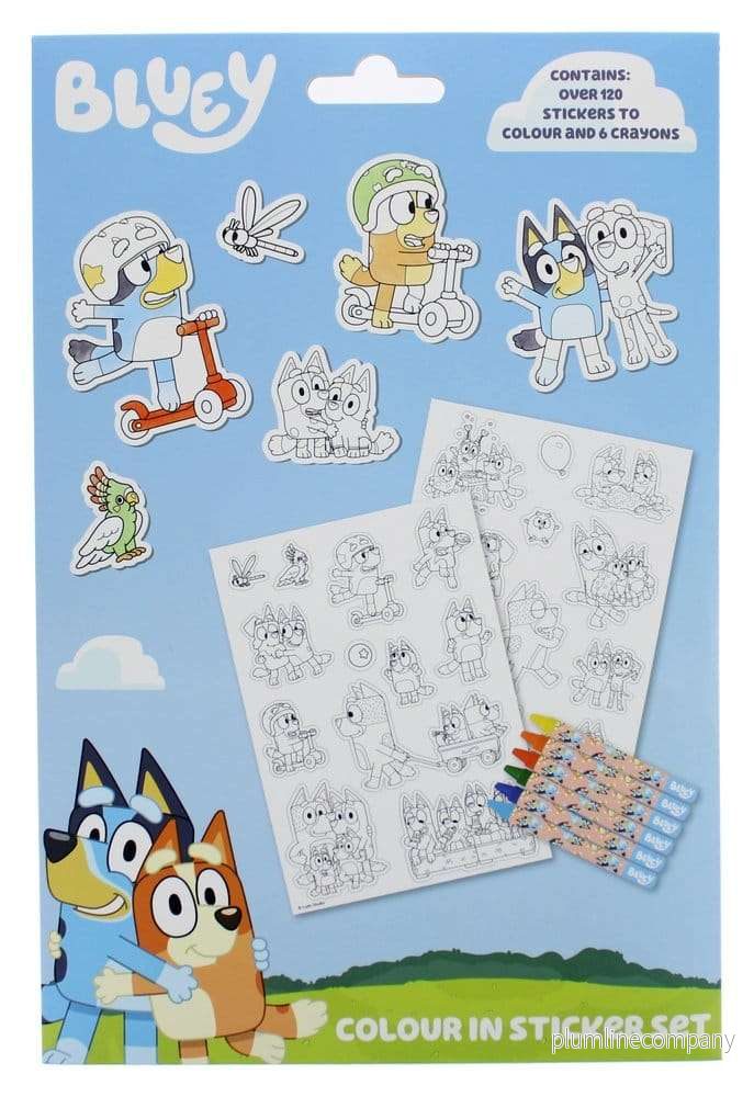 Bluey sticker- och målarset - Bild 2