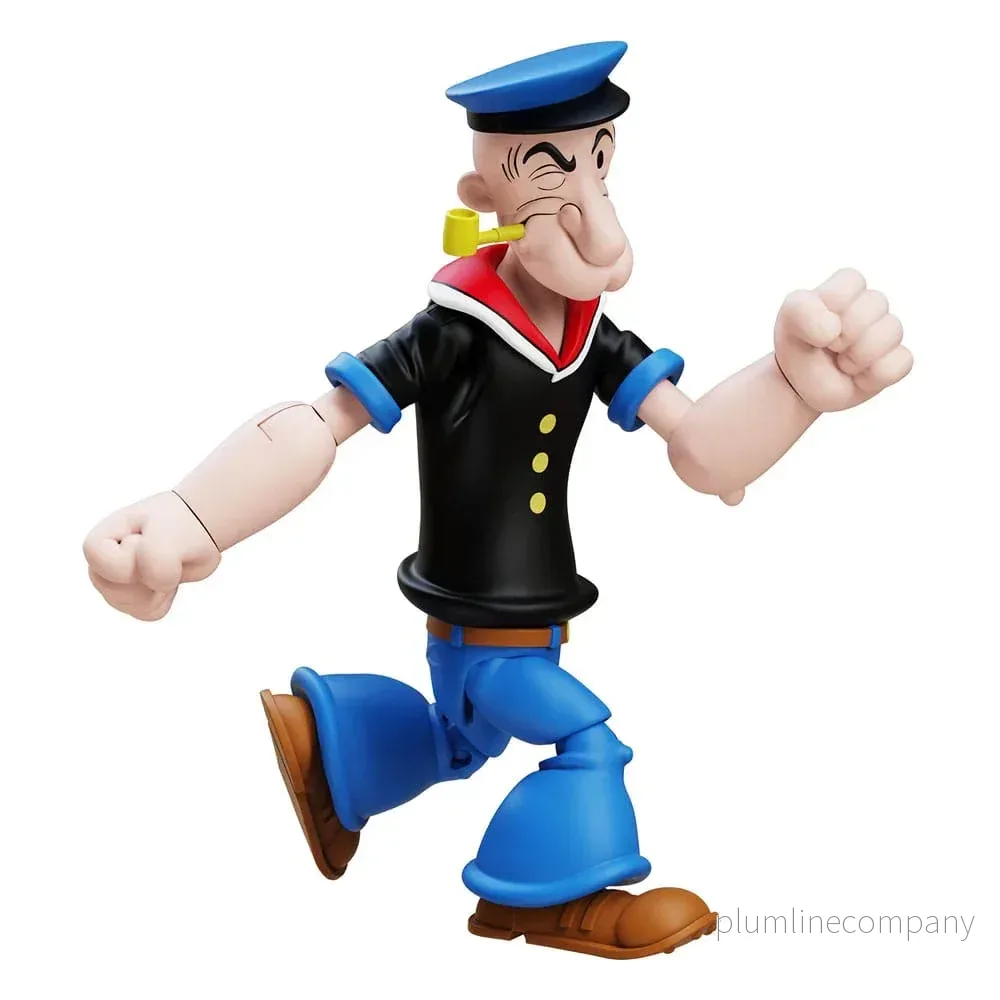 Popeye Actionfigur Wave 03 – Första Utseende i Svart Tröja - Bild 2