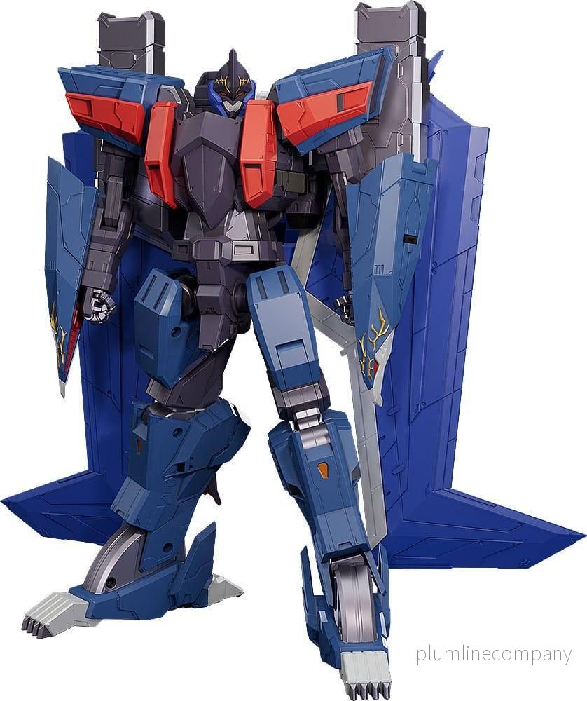 Dancouga - Super Beast Machine God Diecast / PVC Action Figur The Gattai Black Wing 20 cm - Bild 2
