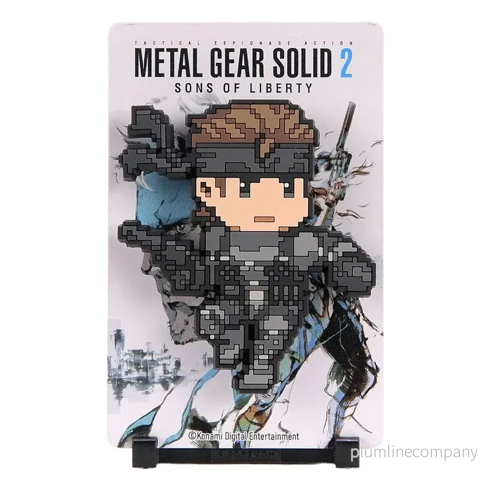 Metal Gear Solid 2 FiGGYZ Magnet Collectible Solid Snake (Hero Pose) 11 cm - Bild 3