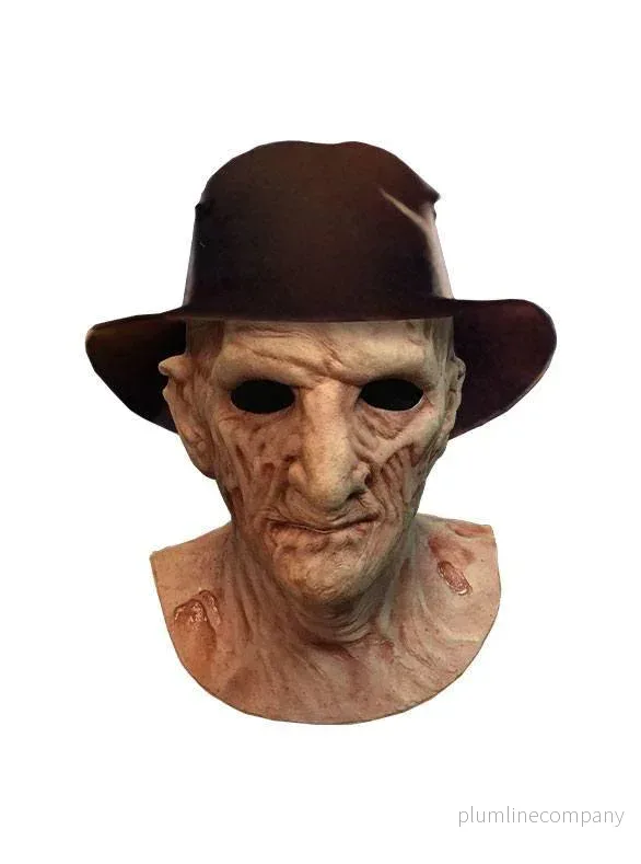 En mardröm på Elm Street 2: Freddys hämnd Deluxe latexmask med hatt Freddy Krueger - Bild 2