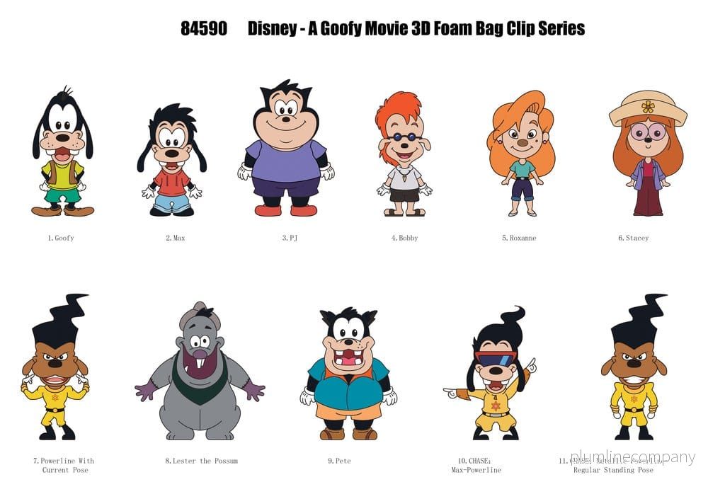 En Goofy Movie 3D Foam Bag Clips Serie 74 Display (24) - Bild 2