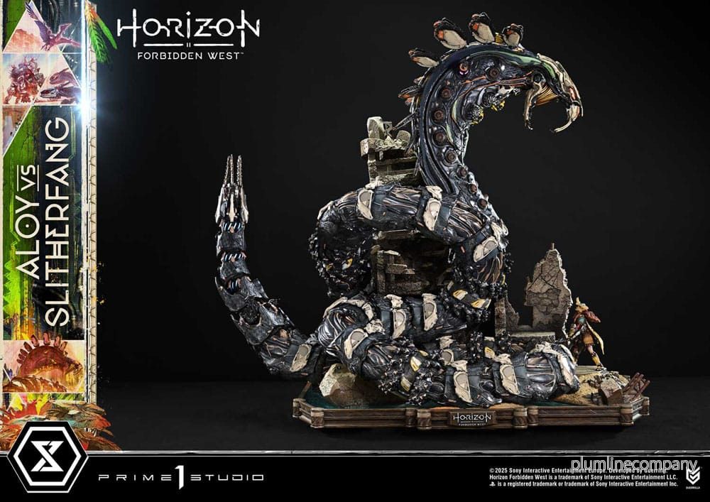 Horizon Forbidden West Ultimate Diorama Masterline Series-staty Aloy vs. The Slitherfang 82 cm - Bild 3