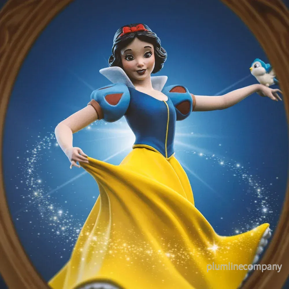 Snow White och de Sju Dvärgarna Art Scale Figur 1/10 - Snövit och Dopey 21 cm - Bild 3