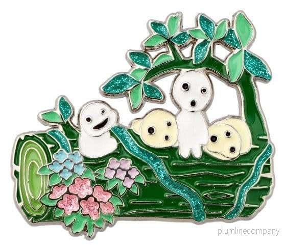 Princess Mononoke metallbrosch Kodama