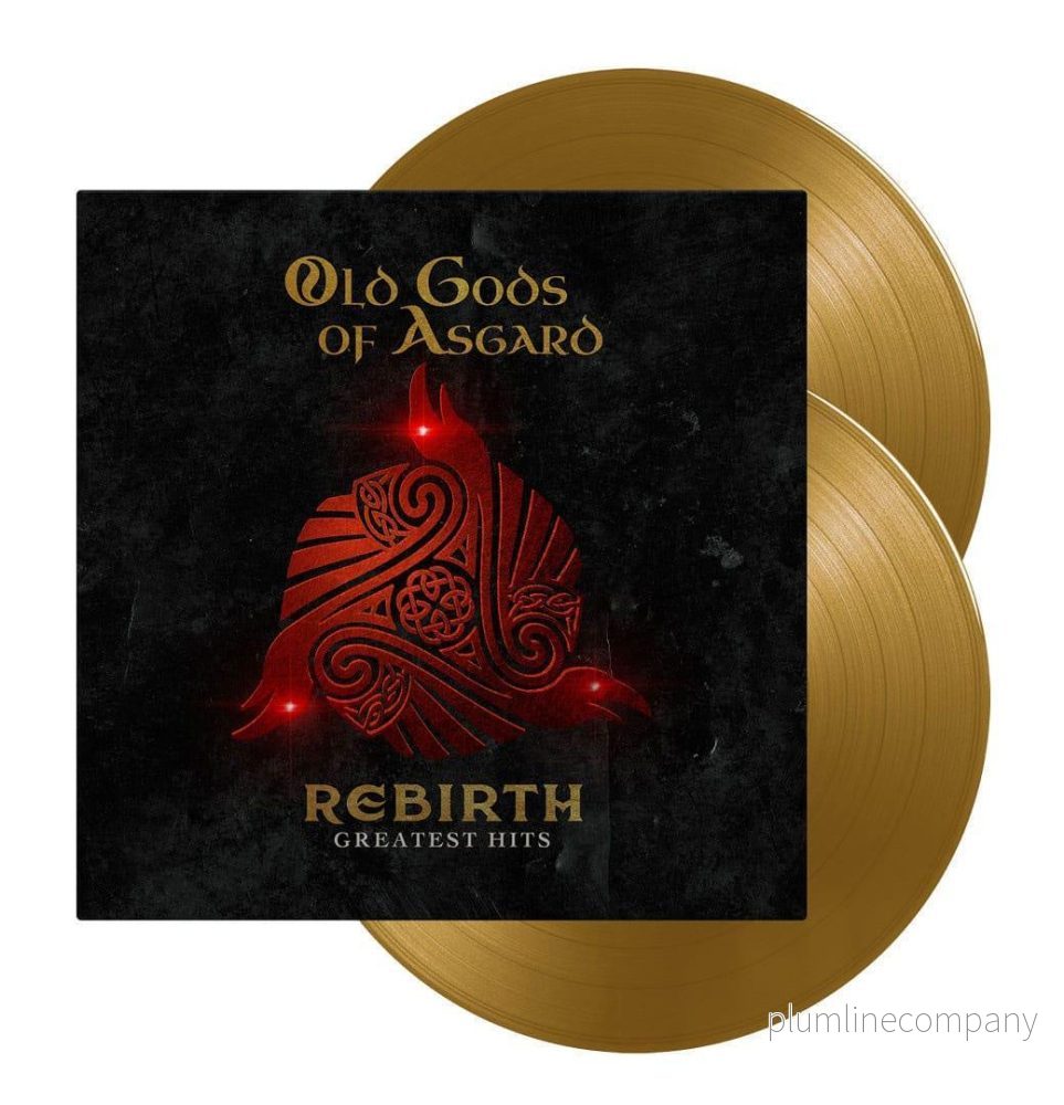 Old Gods of Asgard – Rebirth (Greatest Hits) Vinyl 2xLP (guld)