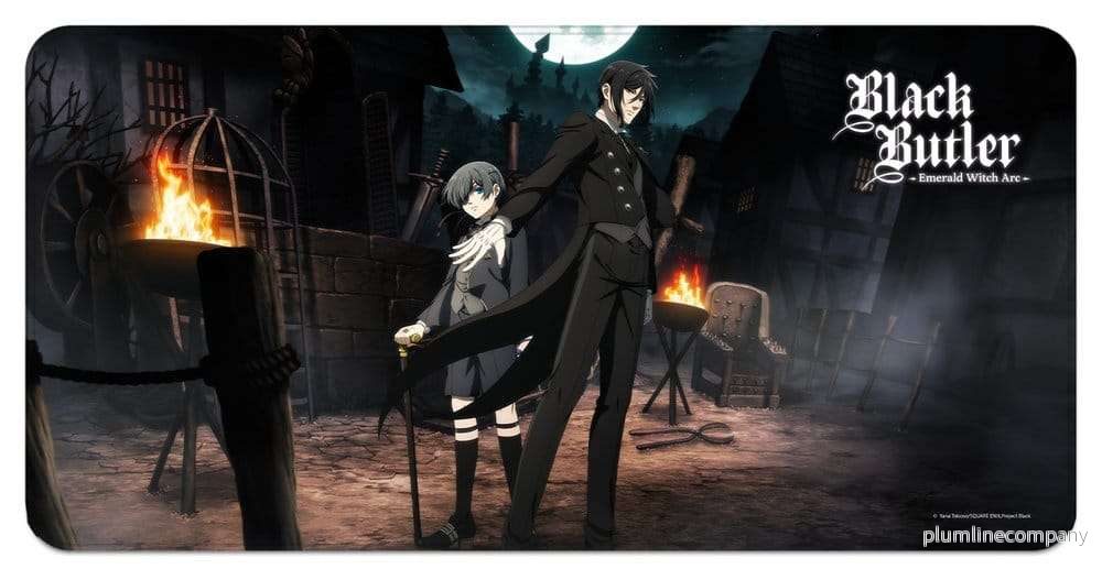 Black Butler: Emerald Witch Arc XXL-musmatta Sebastian & Ciel 80 x 40 cm Black Butler: Emerald Witch Arc XXL-musmatta Sebastian & Ciel 80 x 40 cm