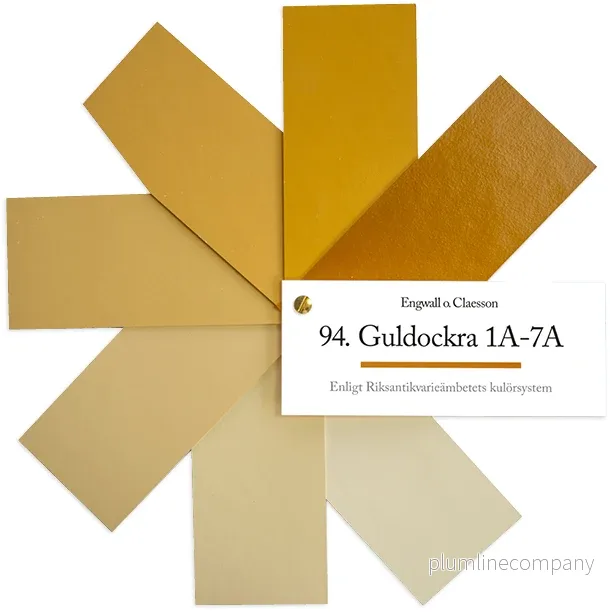 Utvändig Linoljefärg Guldockra 94 1 L - Bild 2