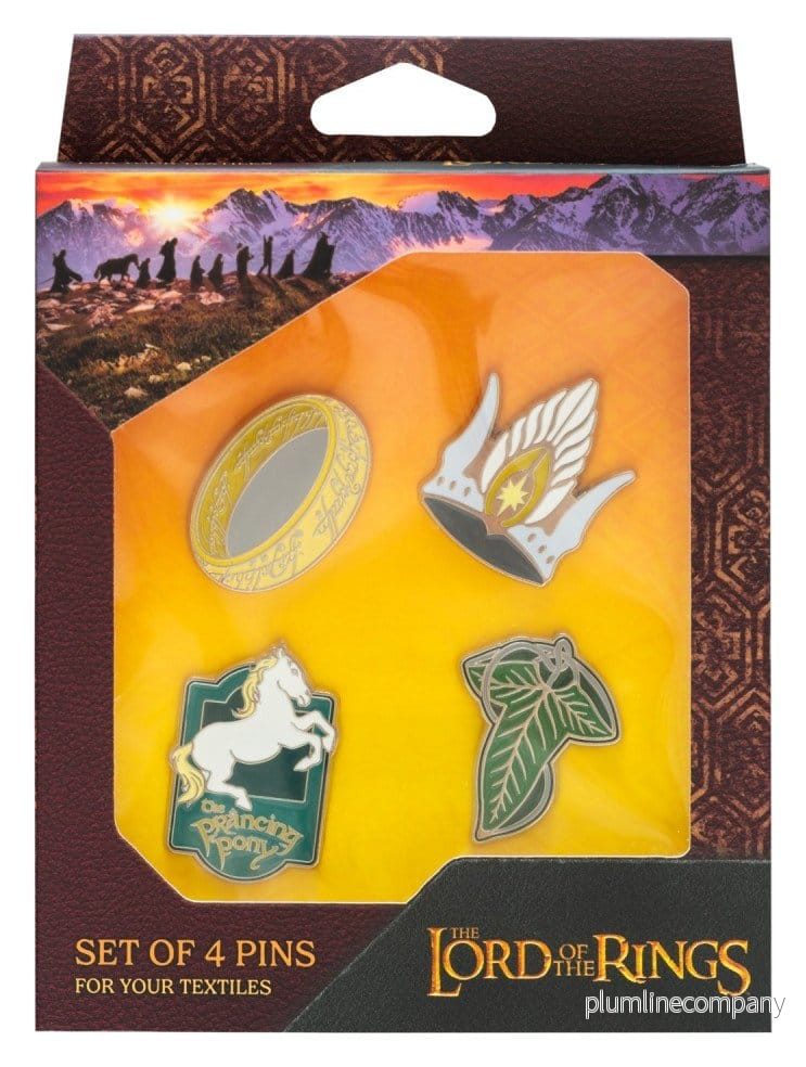 The Lord of the Rings Pins Set om 4 st The Lord of the Rings Pins Set om 4 st