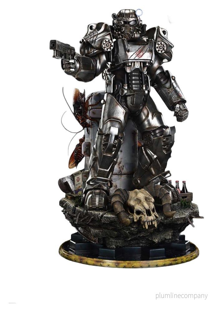 Fallout Real Elite Masterline staty 1/4 Maximus Power Armor DX Bonus Version 67 cm