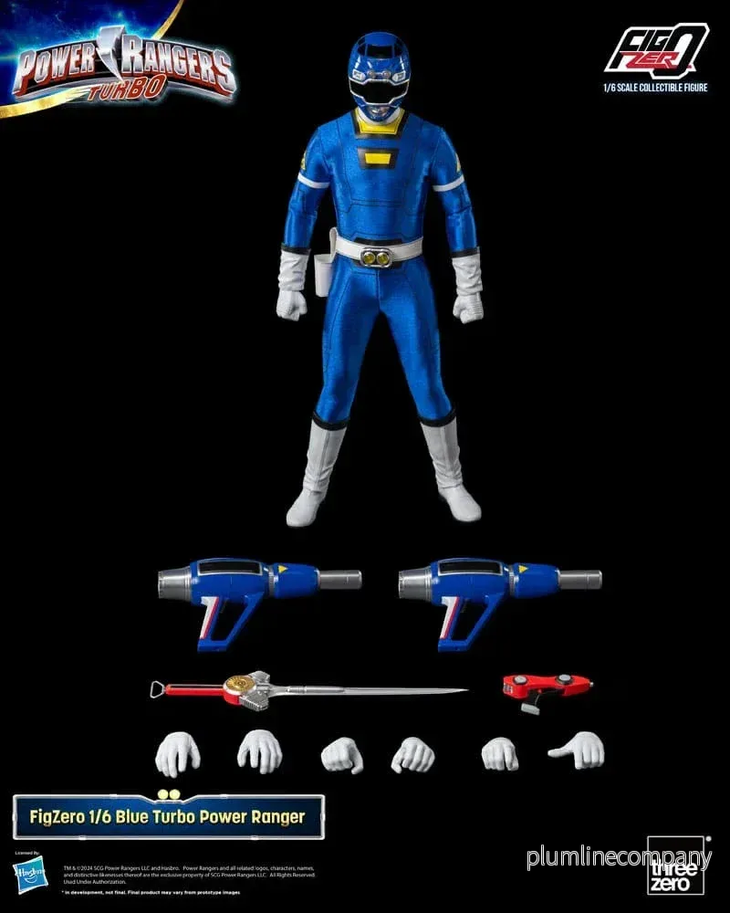 Power Rangers Turbo FigZero Action Figur 1/6 Blue Turbo Power Ranger 30 cm - Bild 3