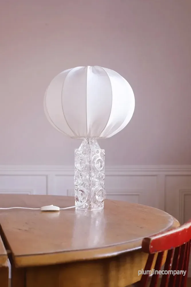 Myrull lampskärm 30 cm till bordslampa med klofäste - Bild 2