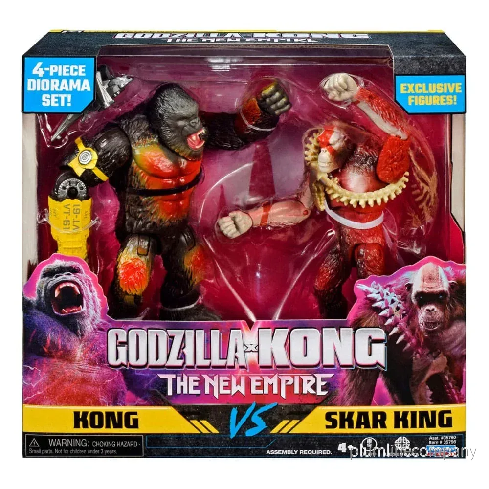 Godzilla x Kong: The New Empire Diorama 2-Pack Kong vs Skar 15 cm - Bild 3