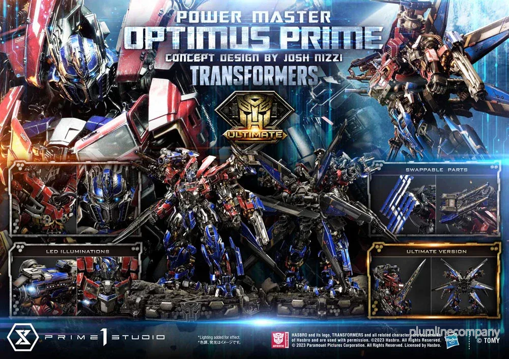 Transformers Museum Masterline Statue Powermaster Optimus Prime Concept by Josh Nizzi Ultimate Version 99 cm - Bild 2