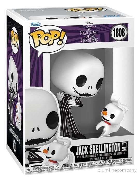 The Nightmare Before Christmas POP! & Buddy vinylfigur Jack & Zero 9 cm - Bild 2