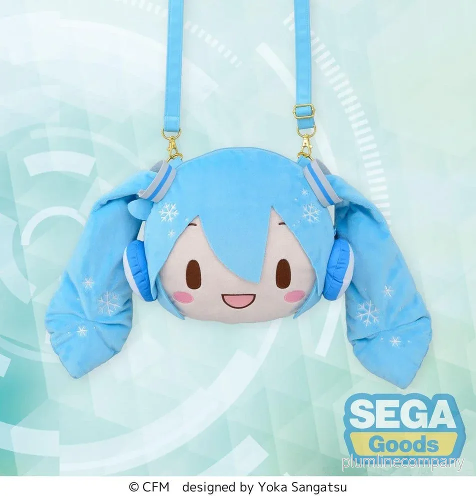 Karaktär Vokalserie 01: Hatsune Miku Fuwa Petit Axelremsväska Snow Miku Karaktär Vokalserie 01: Hatsune Miku Fuwa Petit Axelremsväska Snow Miku