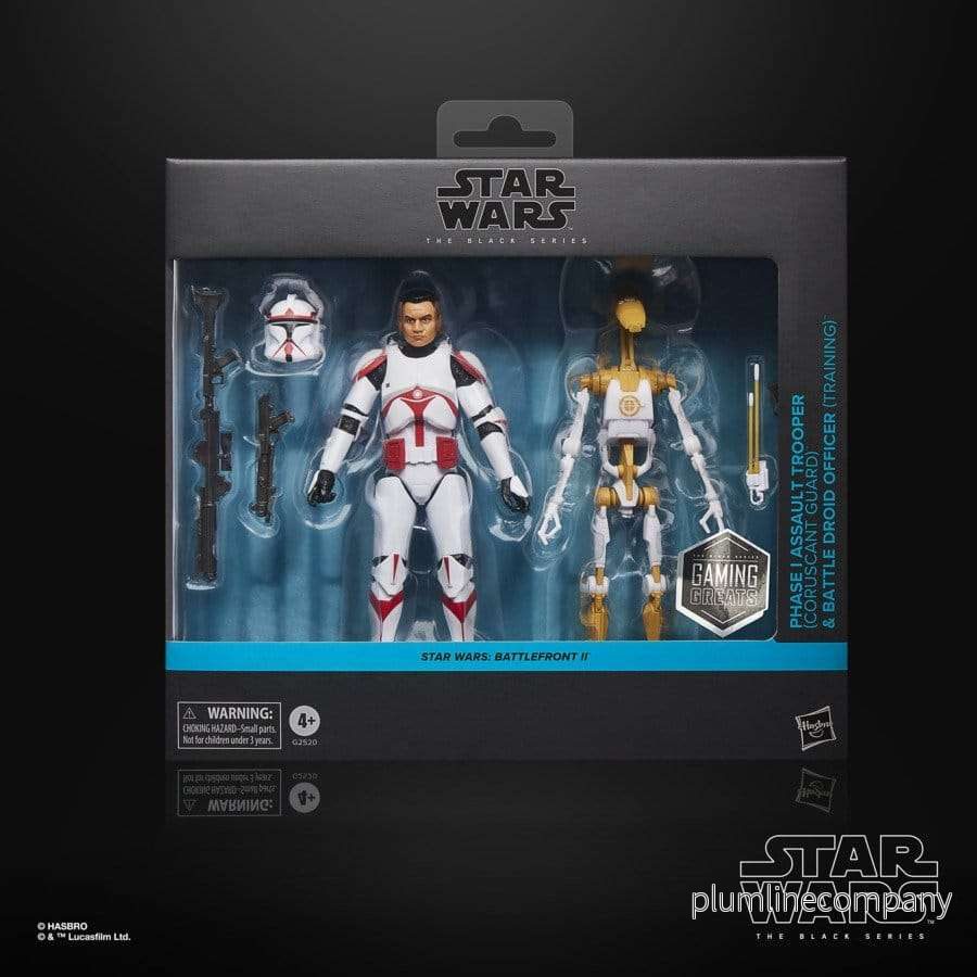 Star Wars: Battlefront II Black Series Action Figure 2-Pack Phase I Assault Trooper & Battle Droid Officer 15 cm - Bild 2