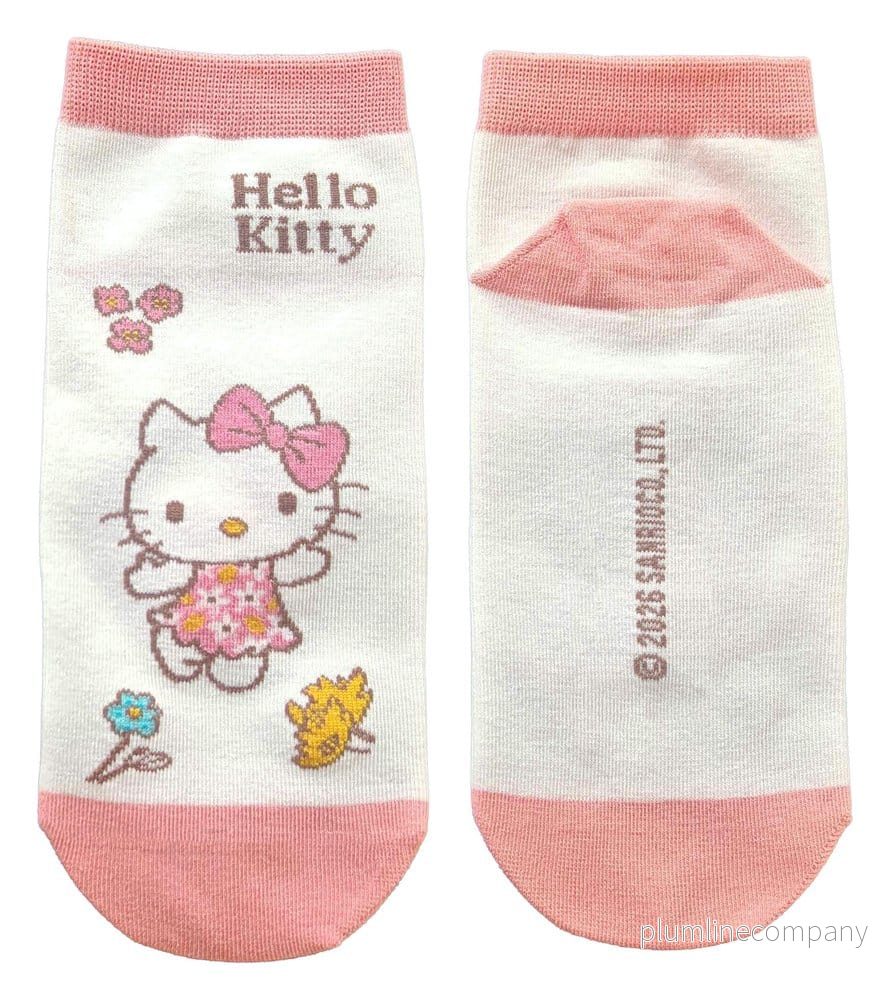 Sanrio Strumpor Hello Kitty Smörkräm Kort 36-40 Sanrio Strumpor Hello Kitty Smörkräm Kort 36-40