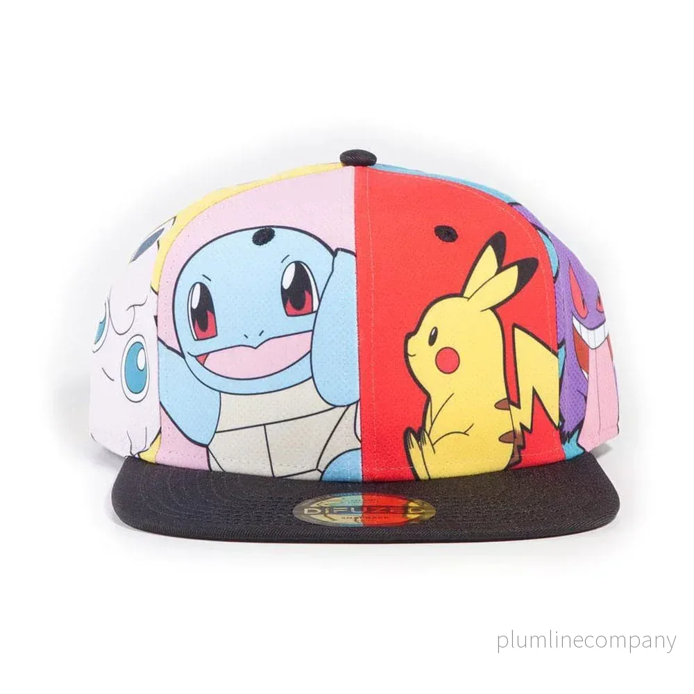 Pokémon Keps Multi Pop Art – Högkvalitativ och Officiellt Licensierad Kaps