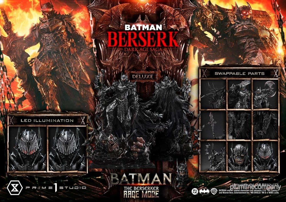 DC Comics Ultimate Premium Masterline Series Staty 1/4 Batman (Comics) Batman: The Berserker Rage Mode Deluxe Version 93 cm - Bild 3