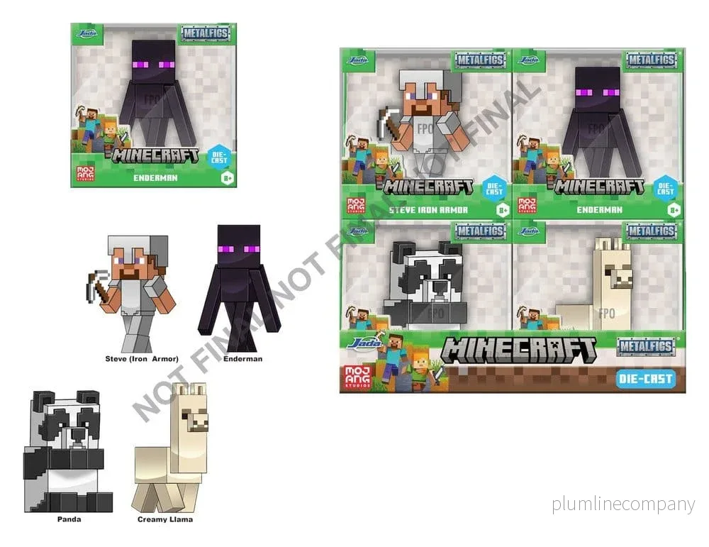 Minecraft Mini-figurer Våg 6 7 cm Display (12 stycken)