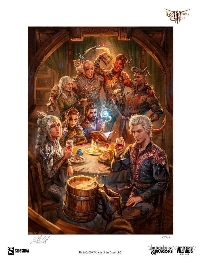 Baldur’s Gate III Fine Art Print The Elfsong Tavern 61 x 46 cm – utan ram Baldur’s Gate III Fine Art Print The Elfsong Tavern 61 x 46 cm – utan ram