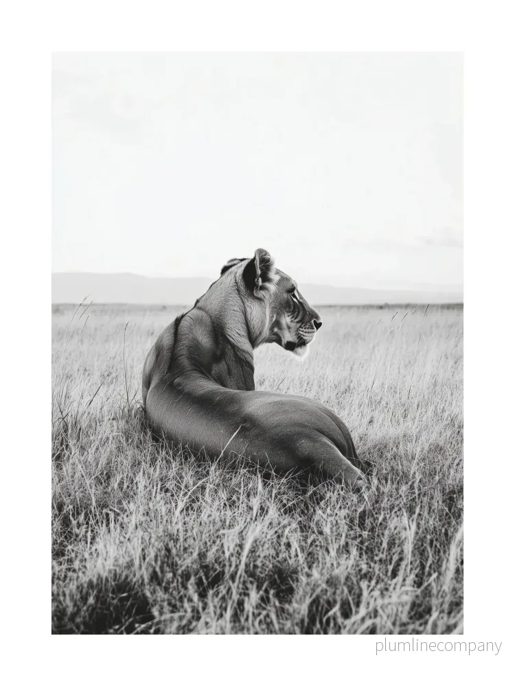 Resting Lioness Poster Resting Lioness Poster