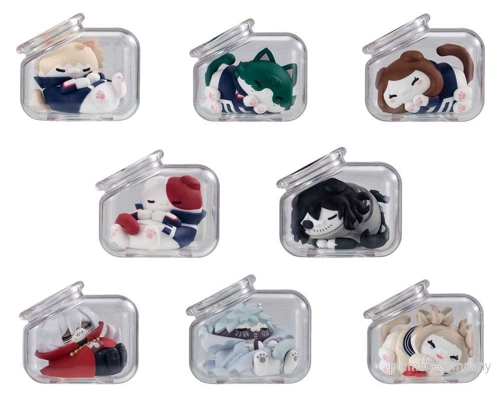 My Hero Academia Mega Cat Project Good Night Heroaca Cats minifigurer 6 cm Blind Box Display (8) My Hero Academia Mega Cat Project Good Night Heroaca Cats minifigurer 6 cm Blind Box Display (8)
