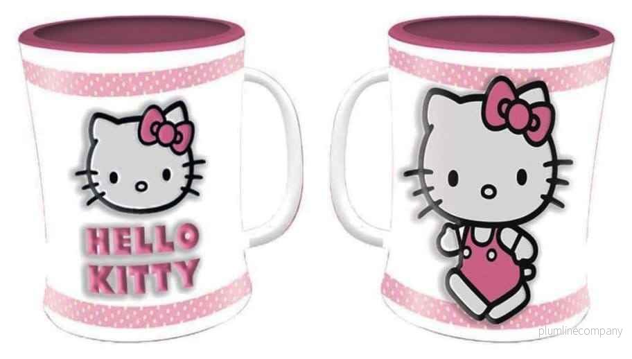 Hello Kitty Mugg Rosa Präglad - Bild 2