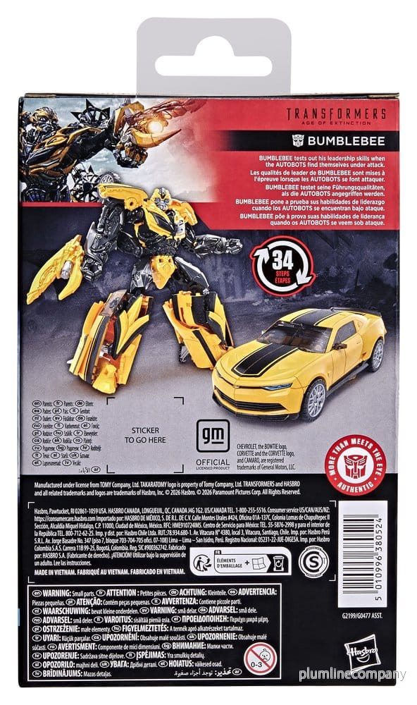 Transformers: Age of Extinction Studio Series Deluxe Class Actionfigur Bumblebee 13 cm - Bild 3