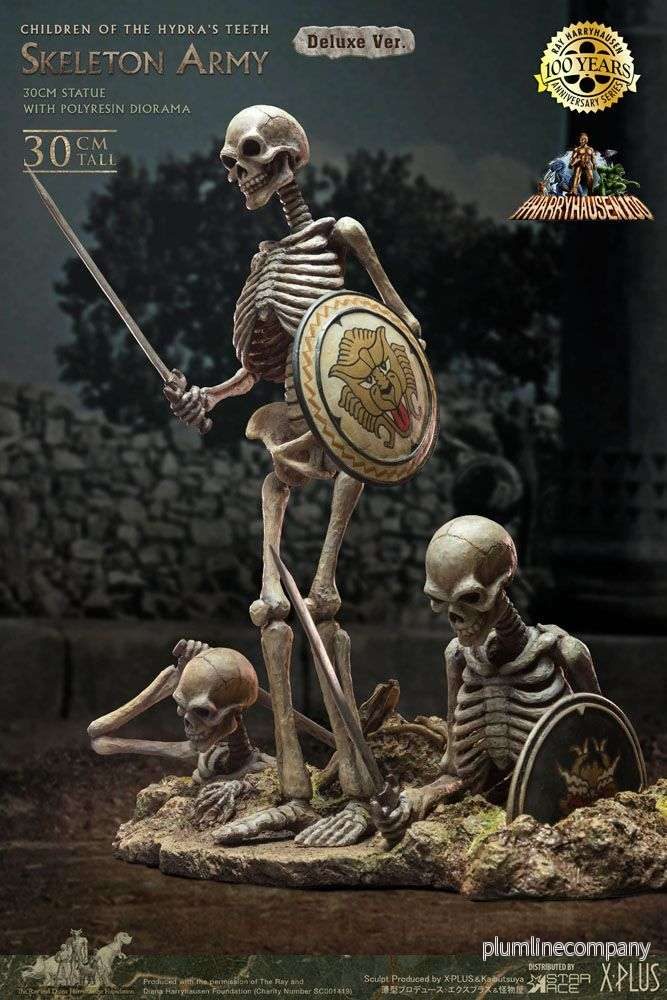 Jason and the Argonauts Gigantic Soft Vinyl-statyn Ray Harryhausens Skeleton Army (Children of the Hydra's Teeth) Deluxe Ver. 32 cm - Bild 3