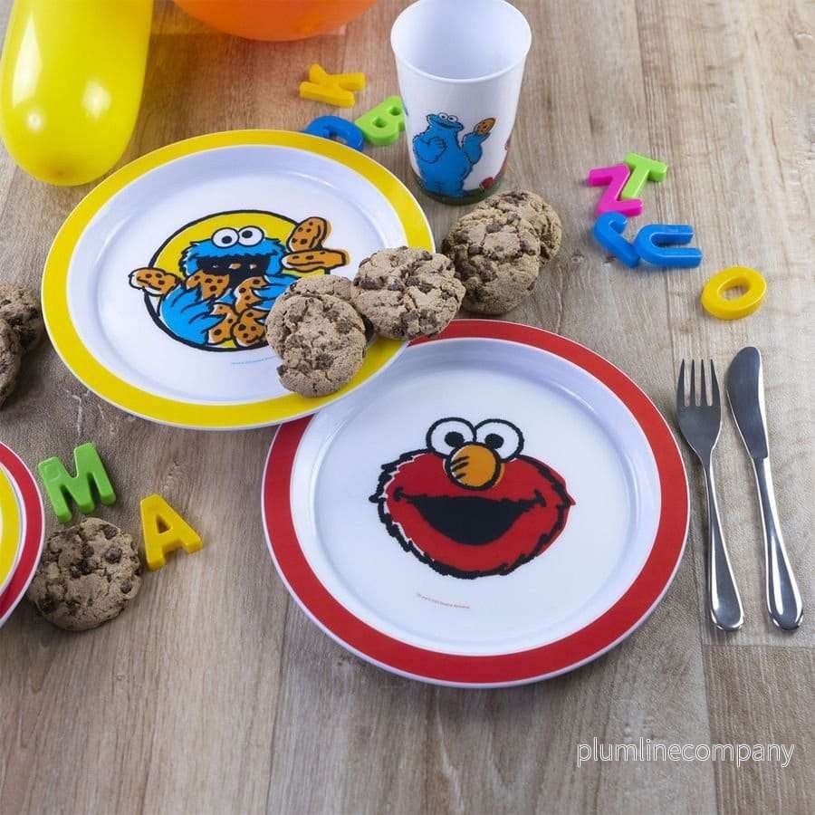 Sesame Street tallrikar Vintage Kids 2-pack 22 cm - Bild 2