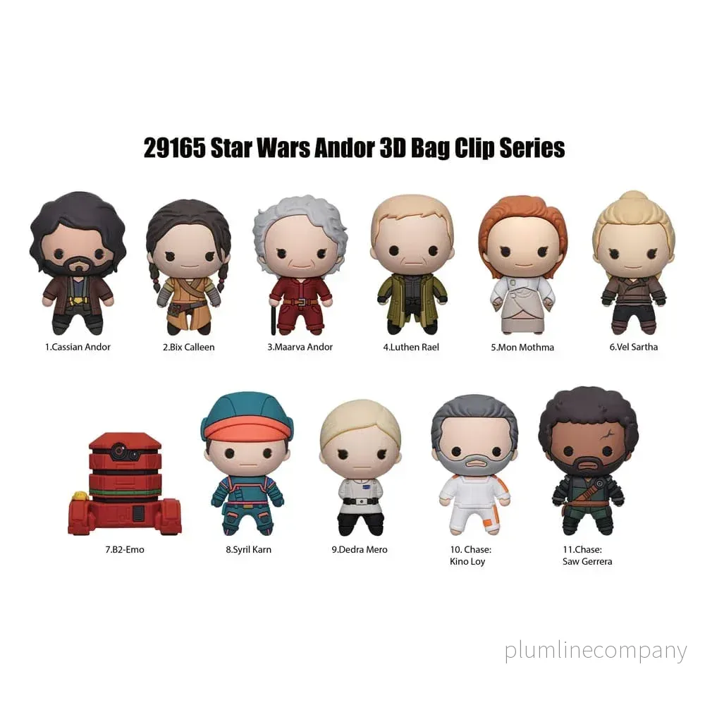 Star Wars 3D Foam Bag Clips Andor Display (24) - Bild 3