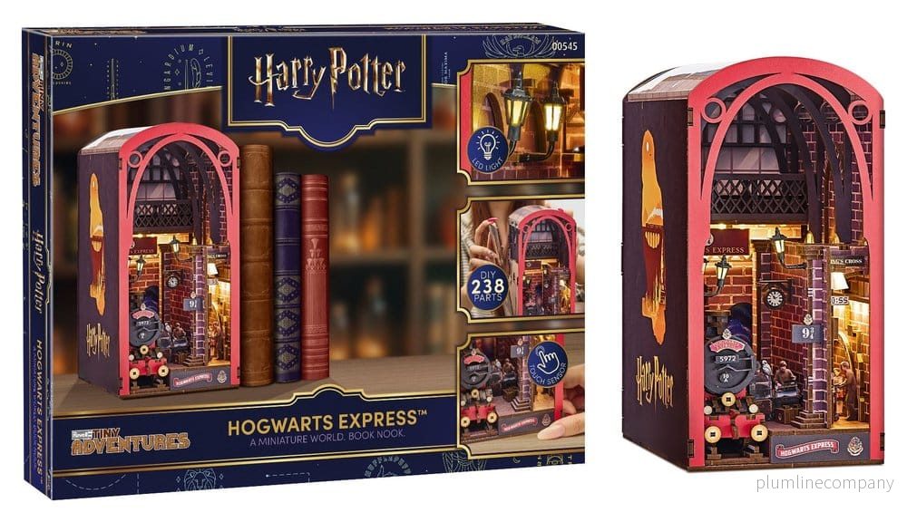 Harry Potter Tiny Adventures Bokhyllesminiatyr Mini Diorama Hogwarts Express 18 cm Harry Potter Tiny Adventures Bokhyllesminiatyr Mini Diorama Hogwarts Express 18 cm