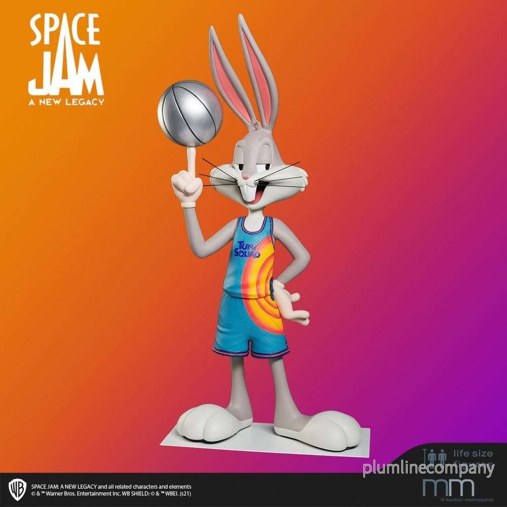 Space Jam: A New Legacy Bugs Bunny staty i naturlig storlek 150 cm Space Jam: A New Legacy Bugs Bunny staty i naturlig storlek 150 cm