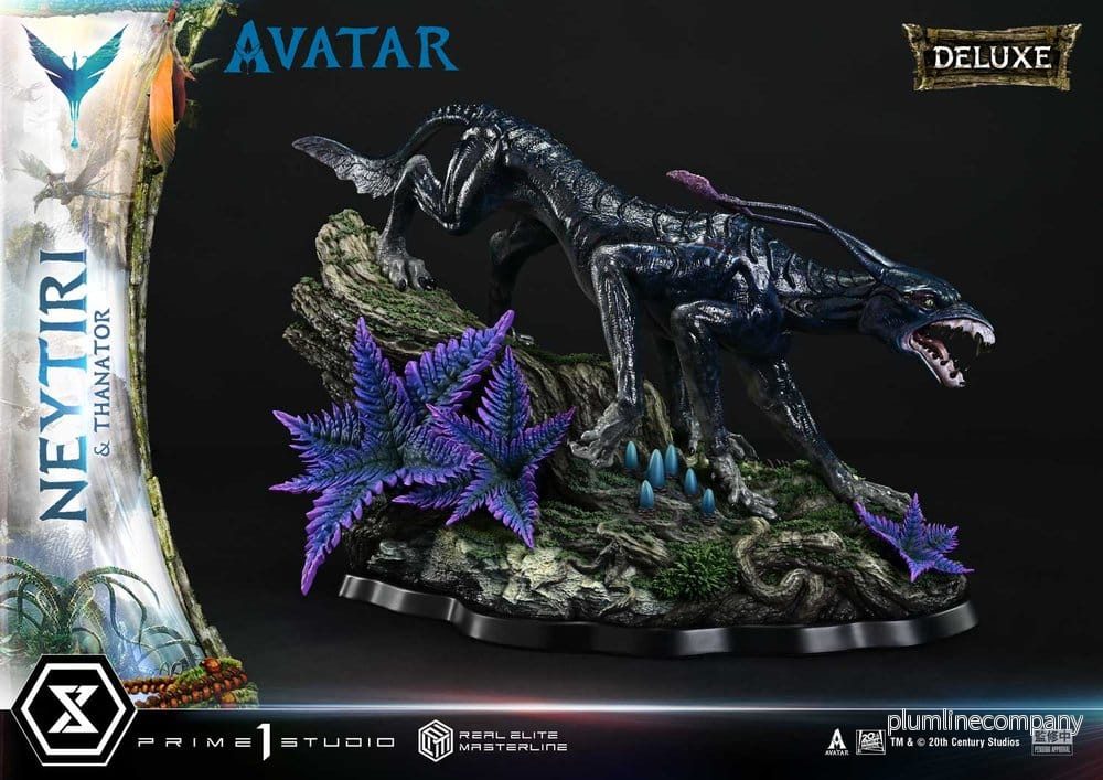 Avatar (Film) Real Elite Masterline Series staty 1/4 Neytiri & Thanator Deluxe Version 75 cm - Bild 3