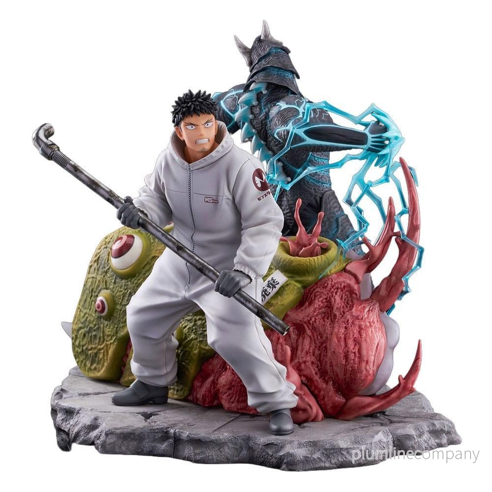 Kaiju No.8 SHIBUYA SCRAMBLE FIGURE PVC Figur 1/7 Kaiju No.8 & Kafka Hibino 29 cm
