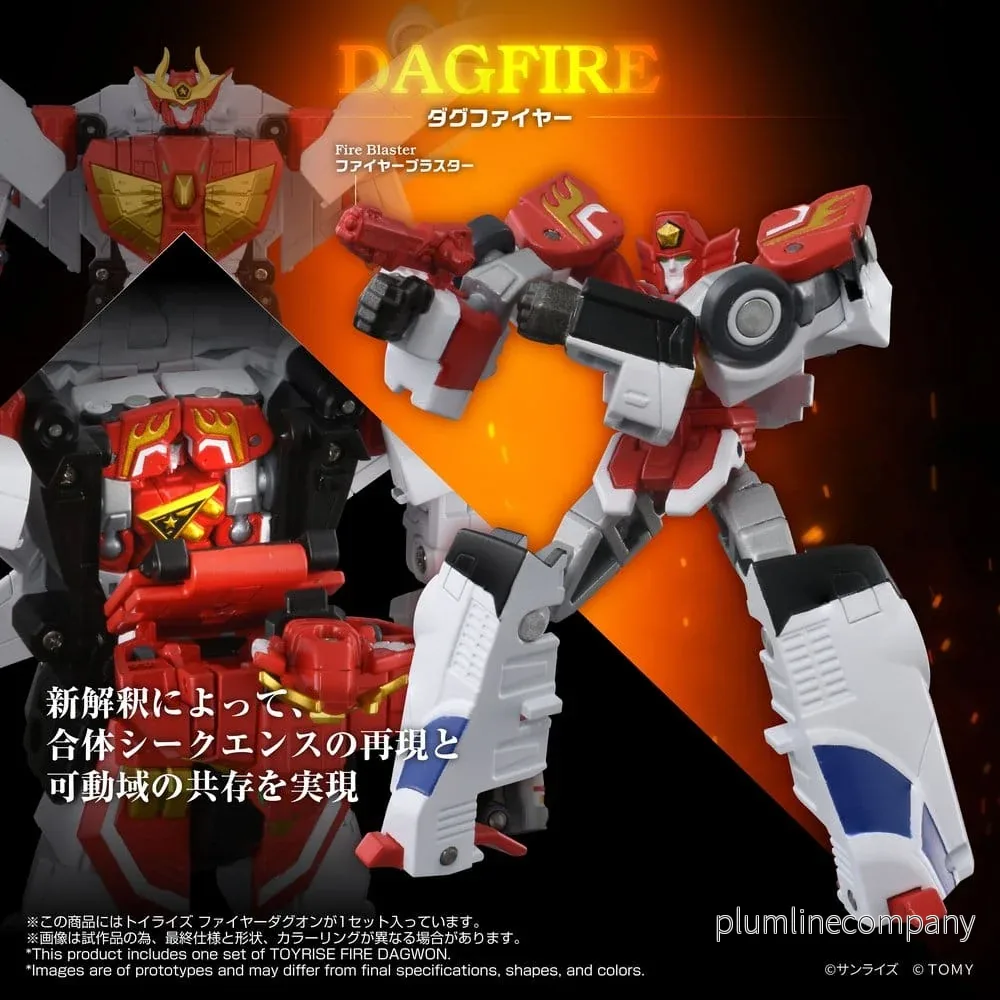 Brave Command Dagwon Toyrise Actionfigur Fire Dagwon 18 cm - Bild 2