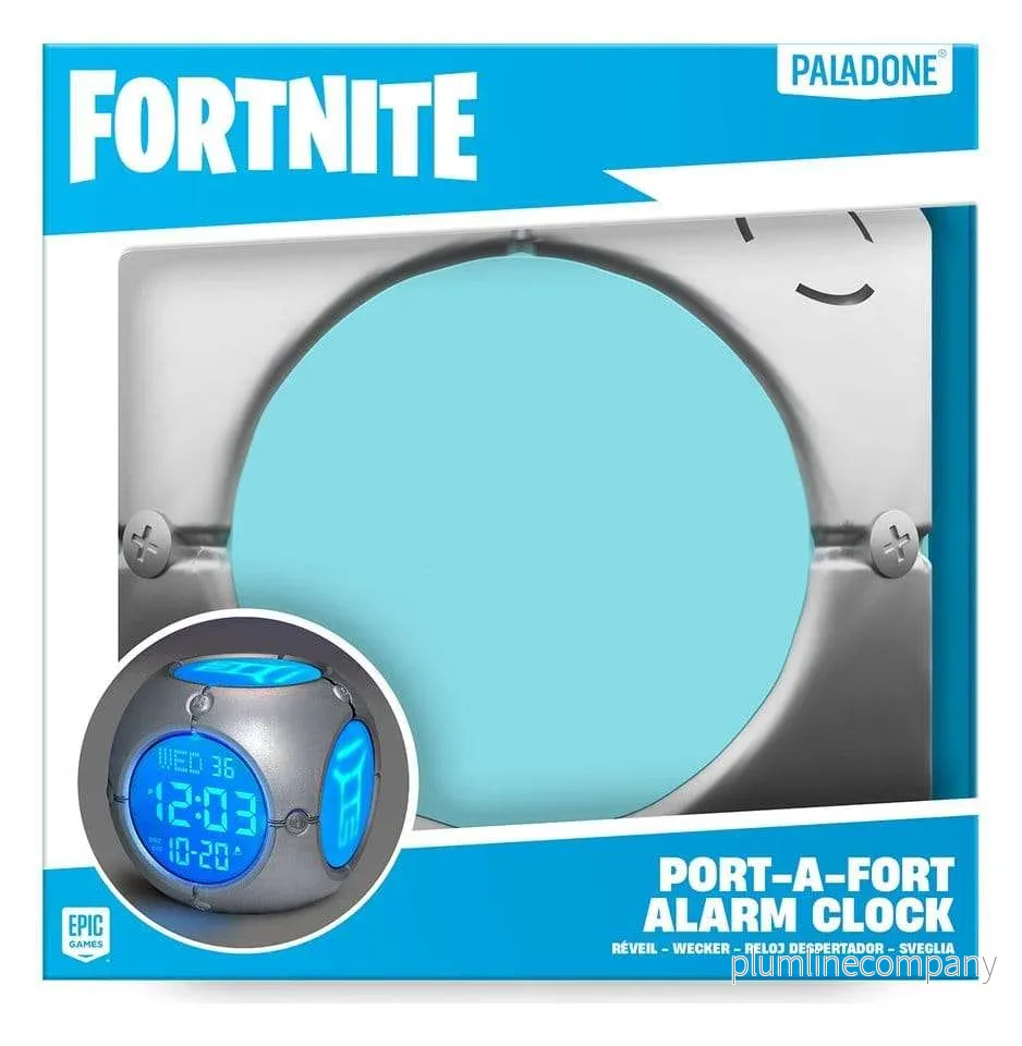 Fortnite väckarklocka Port a Fort 3D 11 cm Fortnite väckarklocka Port a Fort 3D 11 cm