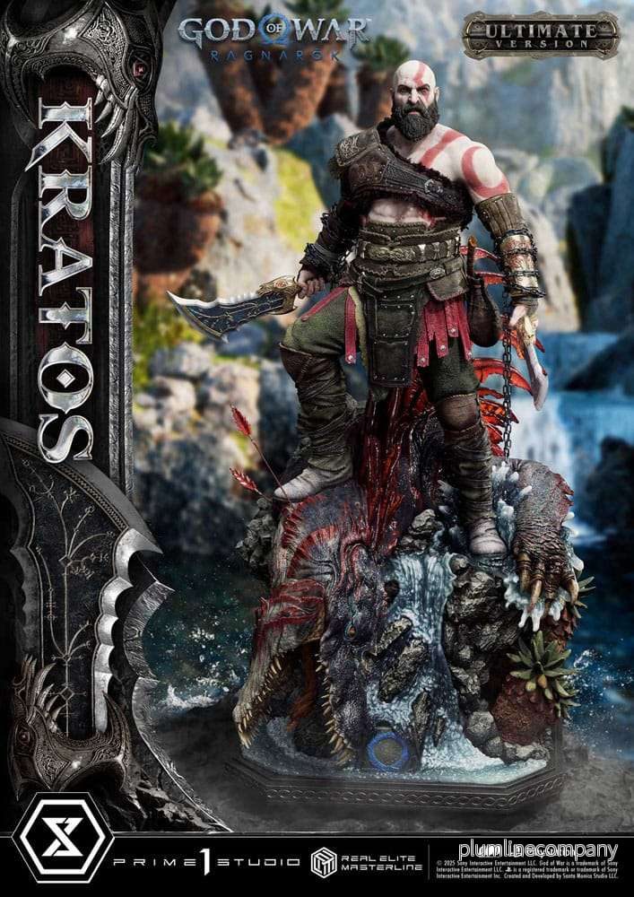 God of War: Ragnarok Real Elite Masterline Series staty 1/3 Kratos Ultimate Version 95 cm - Bild 3