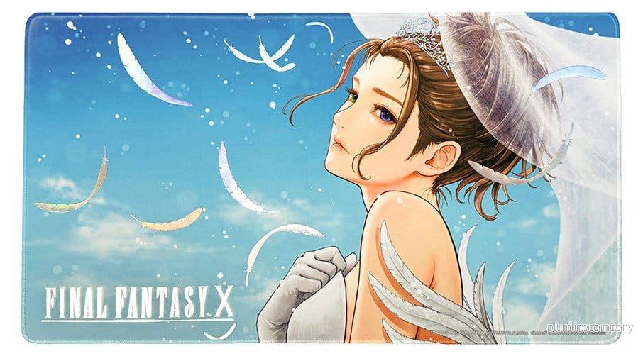 Final Fantasy X Spelmatta Yunas Brudklänning Folieprägling Utgåva Final Fantasy X Spelmatta Yunas Brudklänning Folieprägling Utgåva