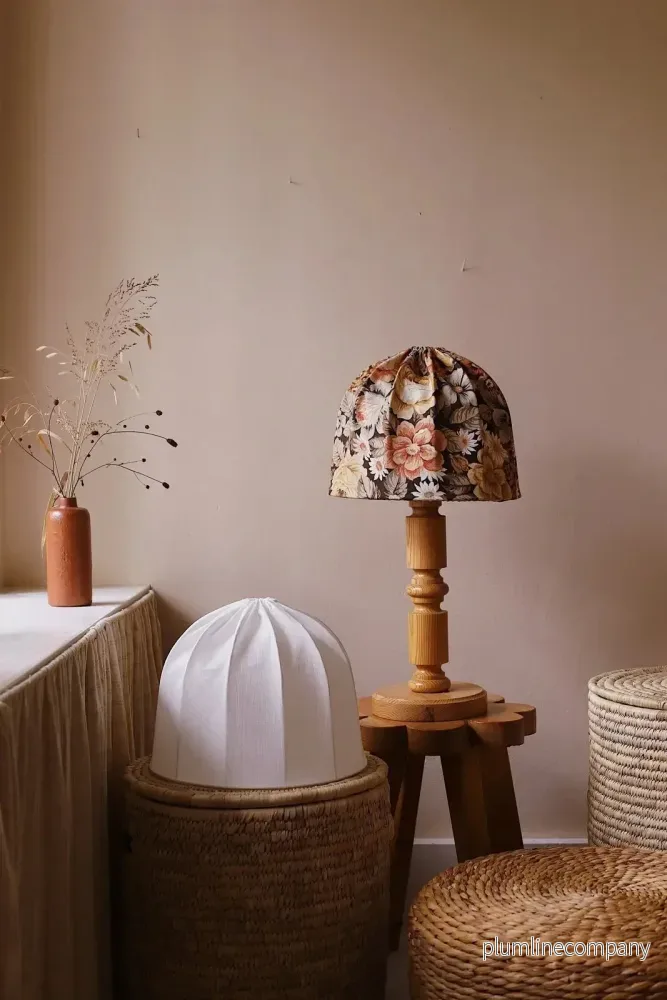 Fjällsippa lampskärm 30 cm till golvlampa och bordslampa