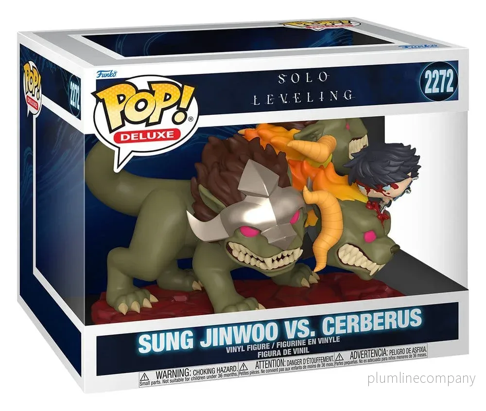Solo Leveling POP! Deluxe Figur Jinwoo Vs Cerberus 9 cm - Bild 3
