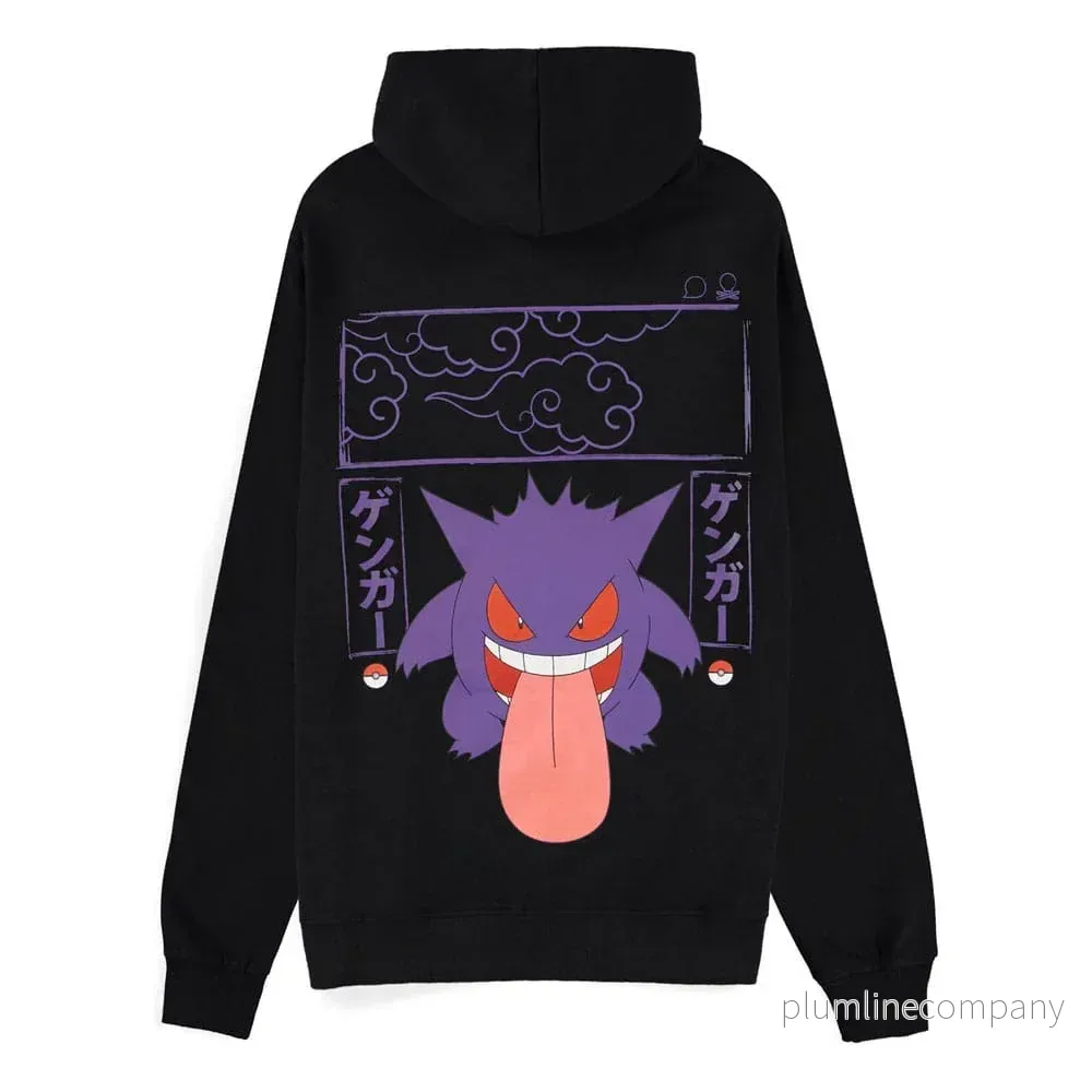 Pokémon Hooded Sweater Gengar - Kvalitetsfleece med Mycket Stil - Bild 2