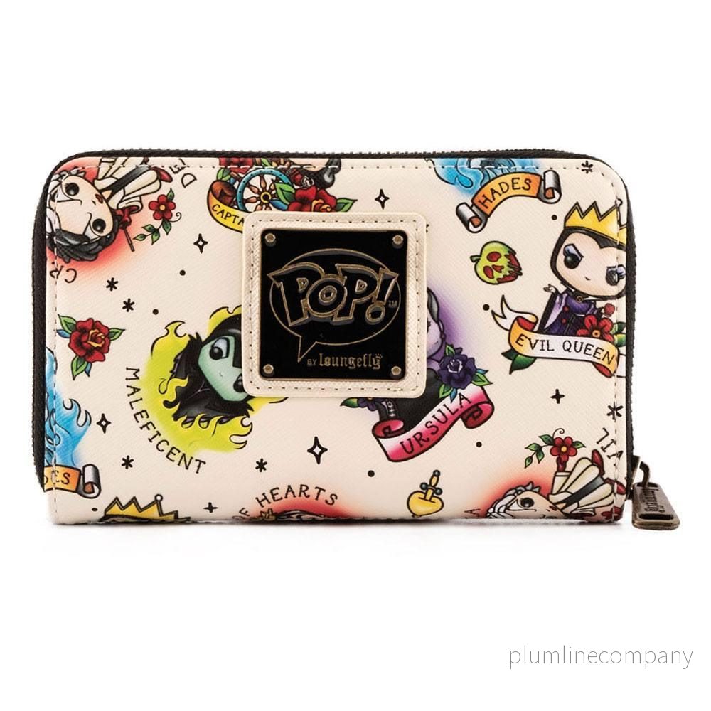 Disney POP! by Loungefly Plånbok Villains Tattoo AOP Disney POP! by Loungefly Plånbok Villains Tattoo AOP