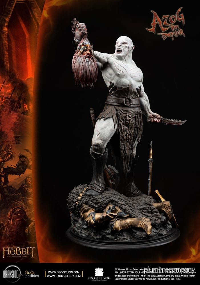The Hobbit MS Series Staty 1/3 Azog The Defiler John Howe Signature Edition 90 cm - Bild 3
